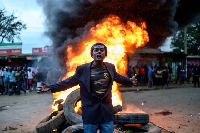 <p>Some supporters have taken to the streets to voice their anger</p>