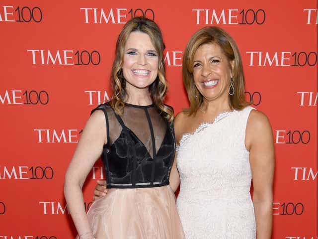 <p>Hoda Kotb appears to respond to rumours of feud between herself and Savannah Guthrie</p>