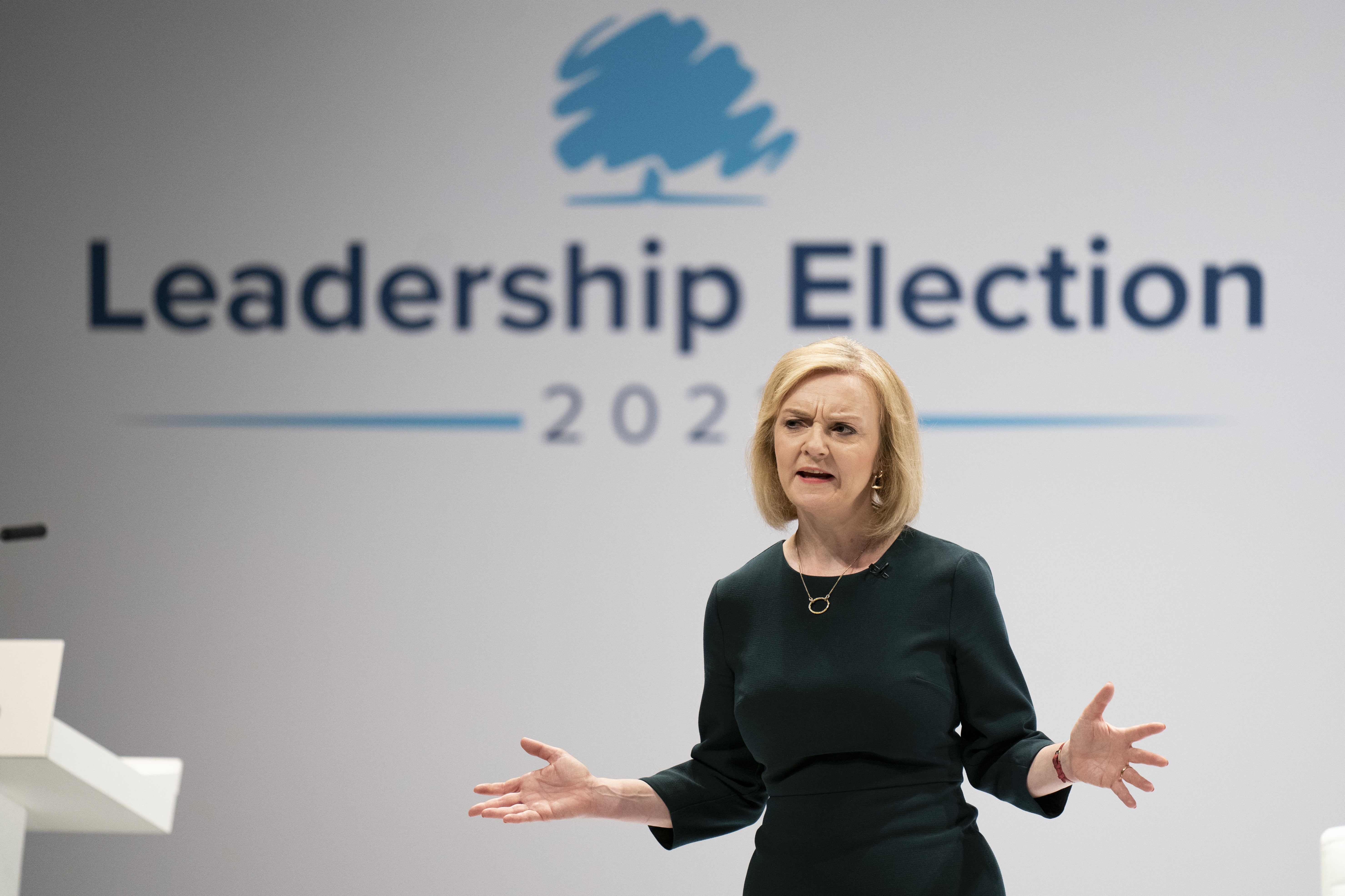 Liz Truss said she would “not allow” another referendum on Scottish independence (Jane Barlow/PA)
