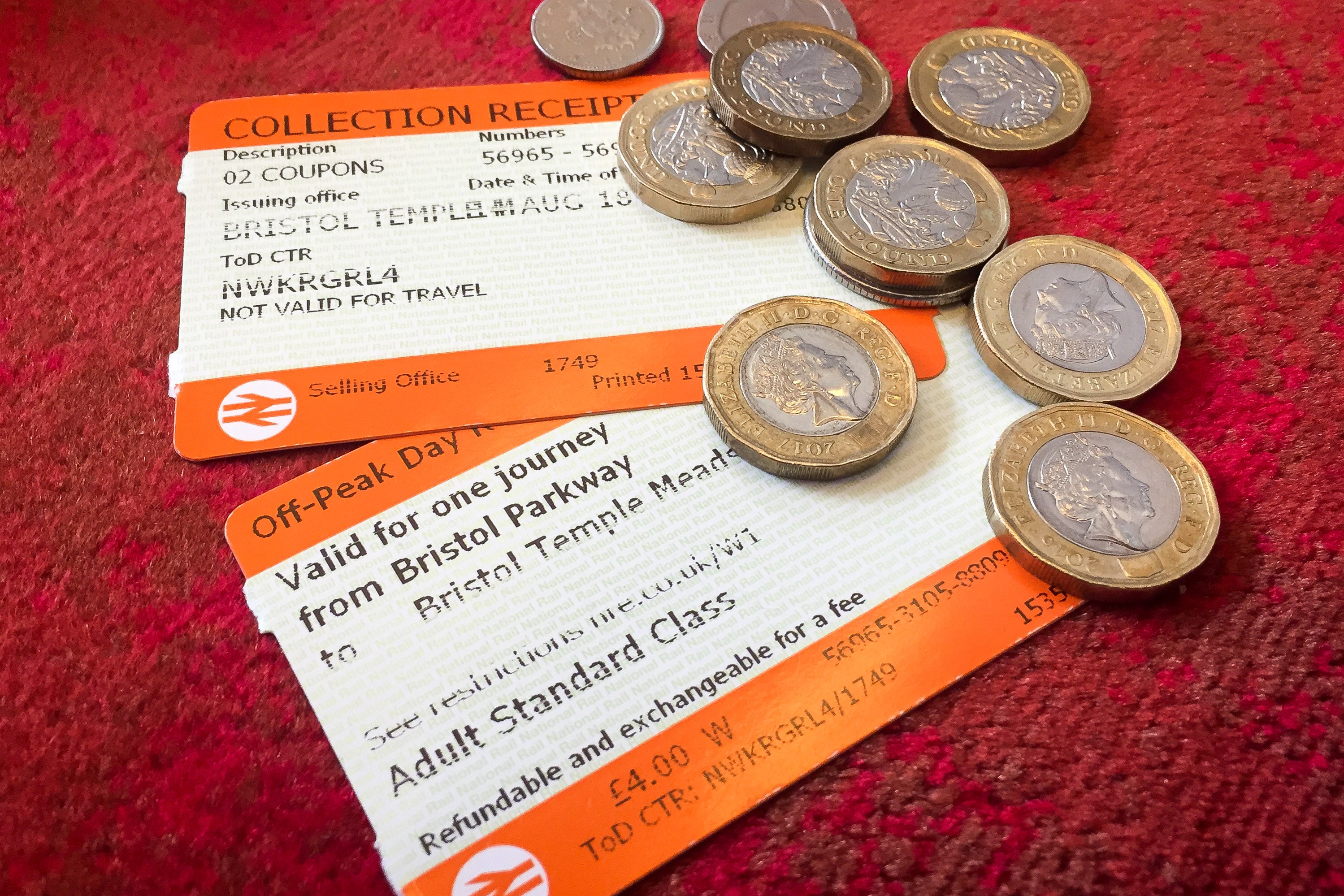 Rail fares will increase below the rate of inflation, it has been announced