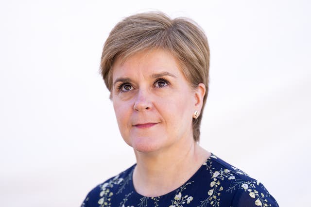 First Minister Nicola Sturgeon has condemned the abuse hurled at a BBC journalist (Jane Barlow/PA)