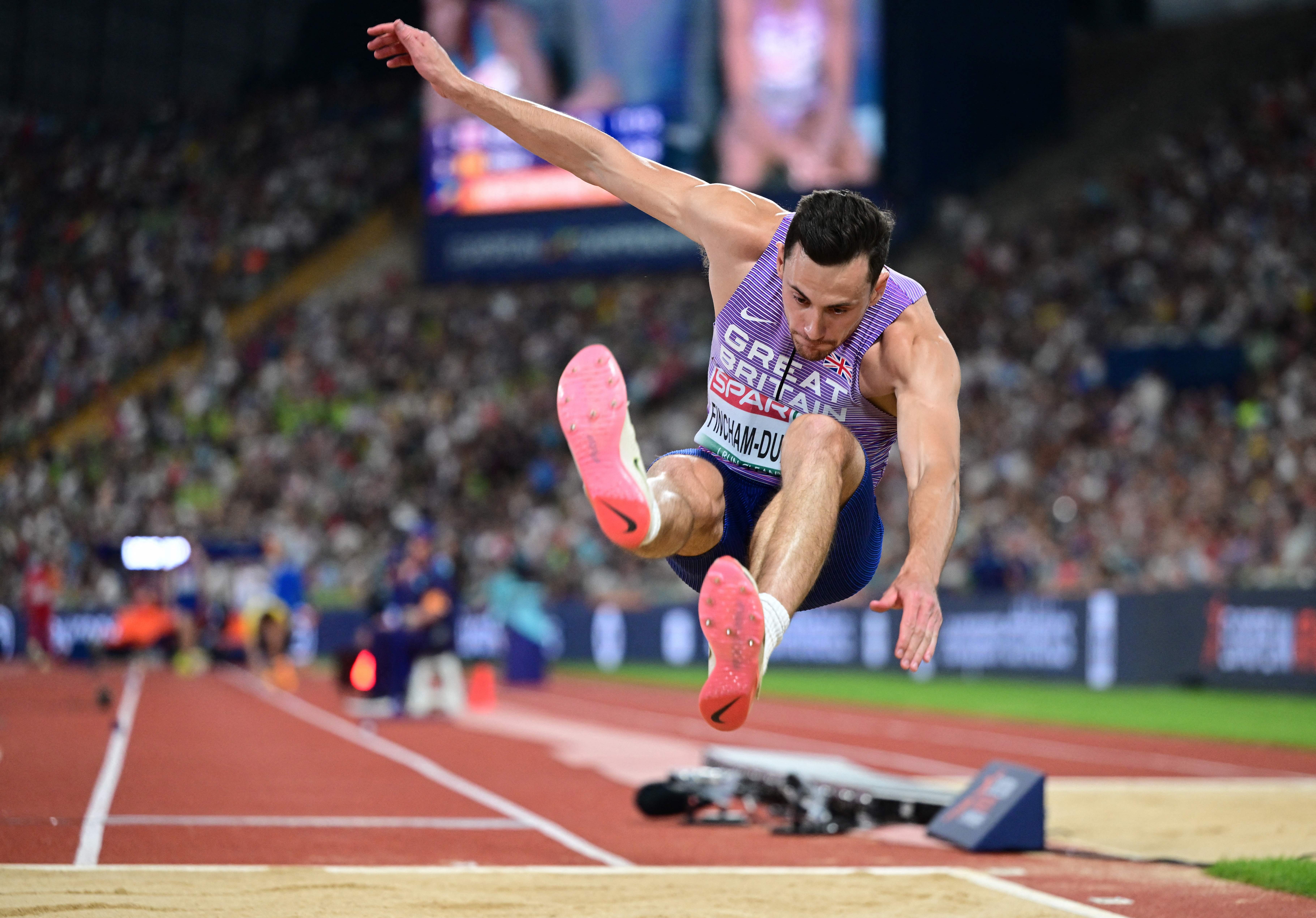 Jacob Fincham Dukes British long jumper left hurt after