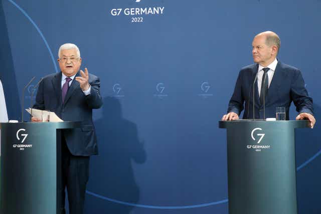 Germany Palestinians Israel