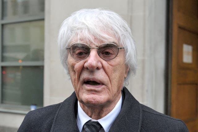 Bernie Ecclestone is due to appear in court (Nick Ansell/PA)