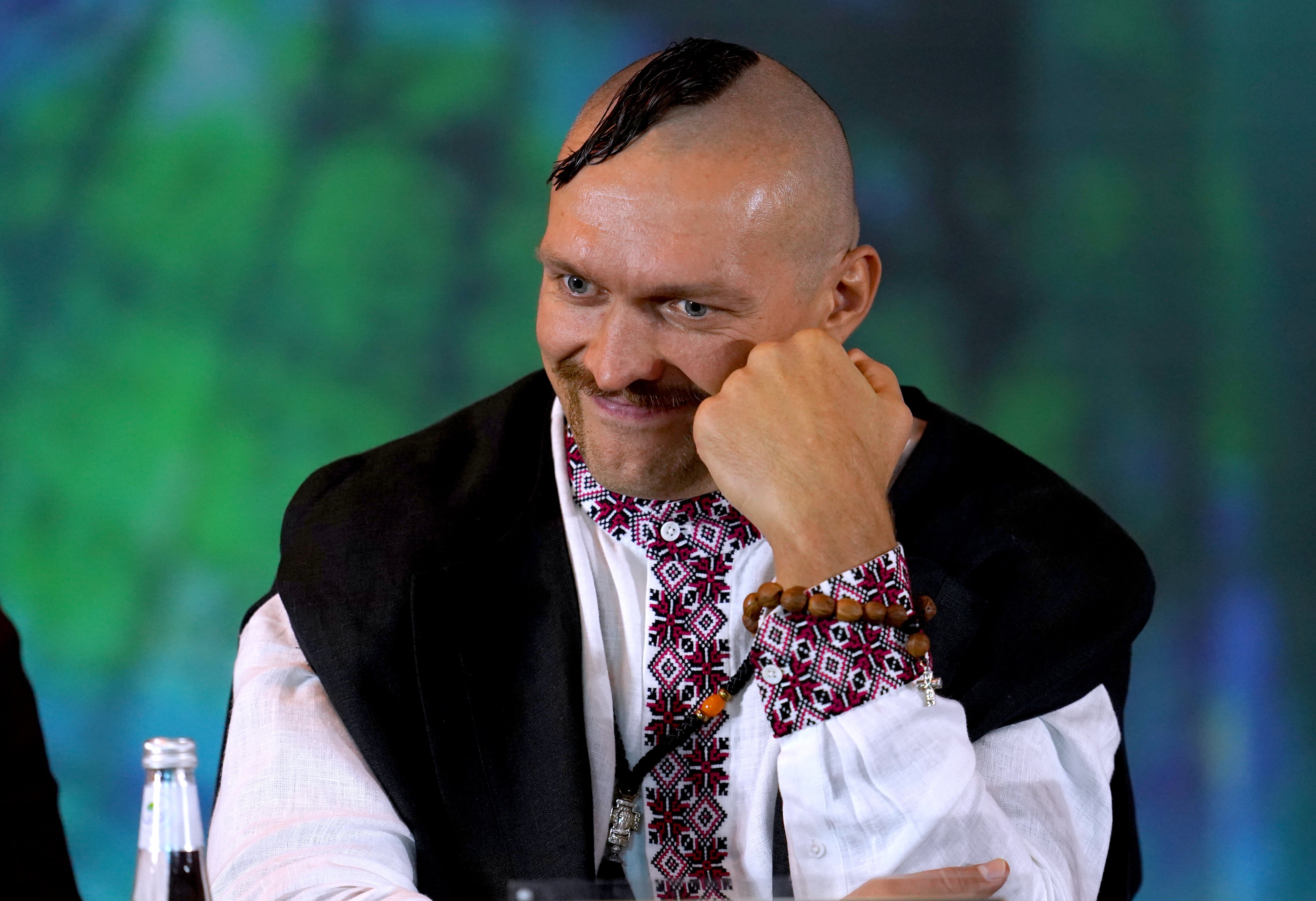 Oleksandr Usyk has warned Anthony Joshua to expect the same outcome as their last fight (Nick Potts/PA)