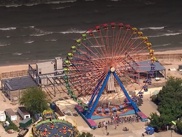 <p>The ferris wheel at Cedar Point, Ohio</p>
