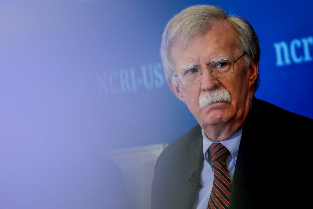 John Bolton aparece en un evento en Washington DC