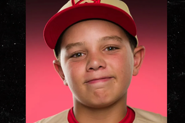<p>Easton Oliverson, 12, was injured at the Little League World Series in Pennsylvania</p>