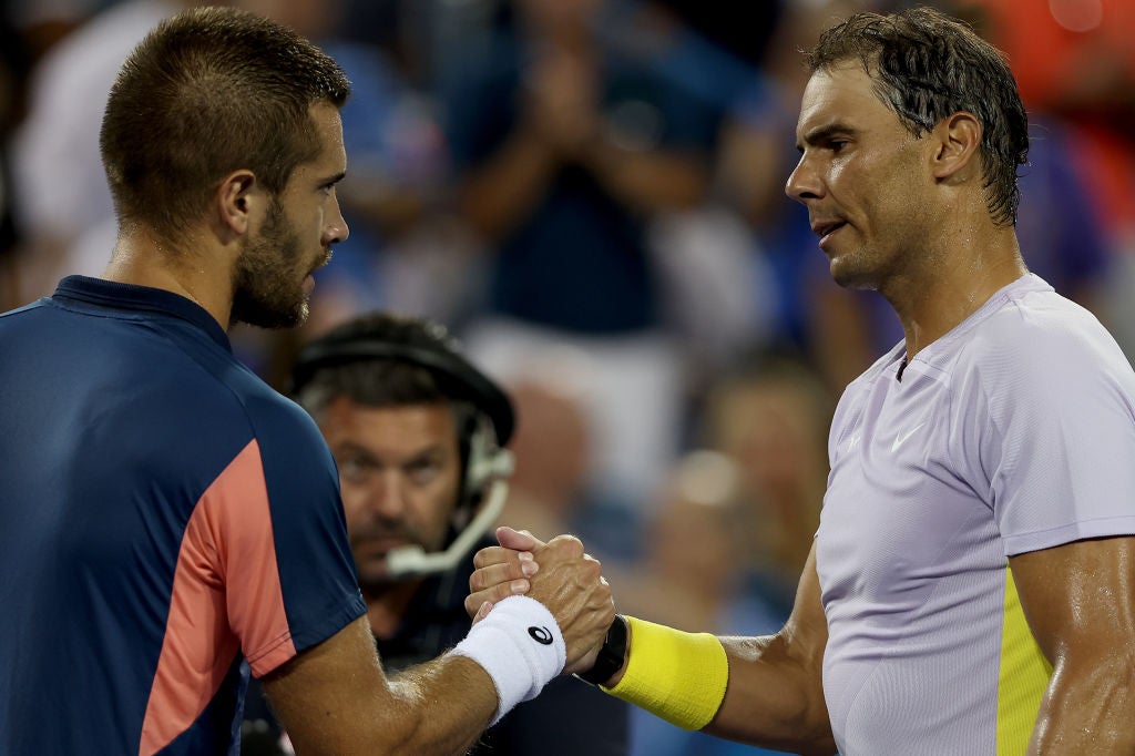 Rafael Nadal defeated by Borna Coric to cut short injury return before US Open The Independent