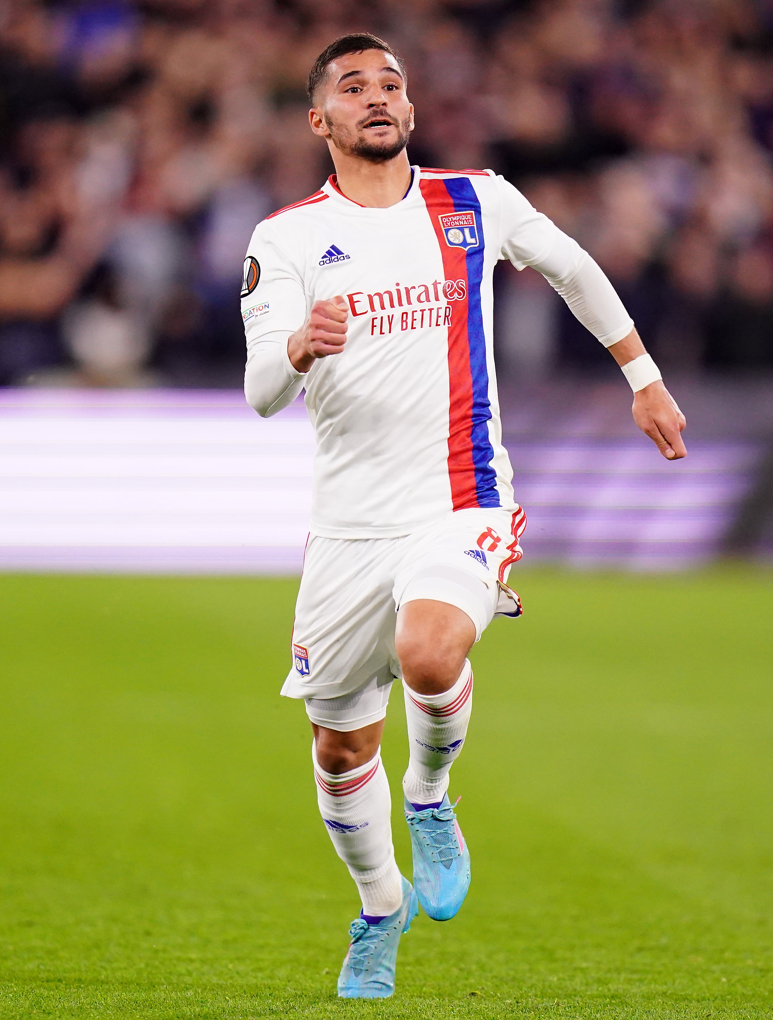 Could Lyon’s Houssem Aouar be heading to the City Ground? (Adam Davy/PA)