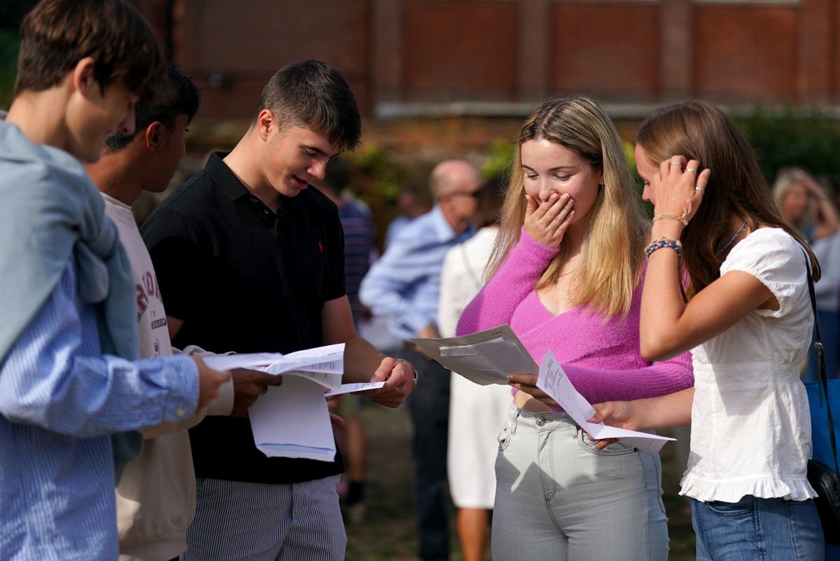 A-level results: Chaos as Ucas clearing website crashes after top grades plunge by biggest drop on record