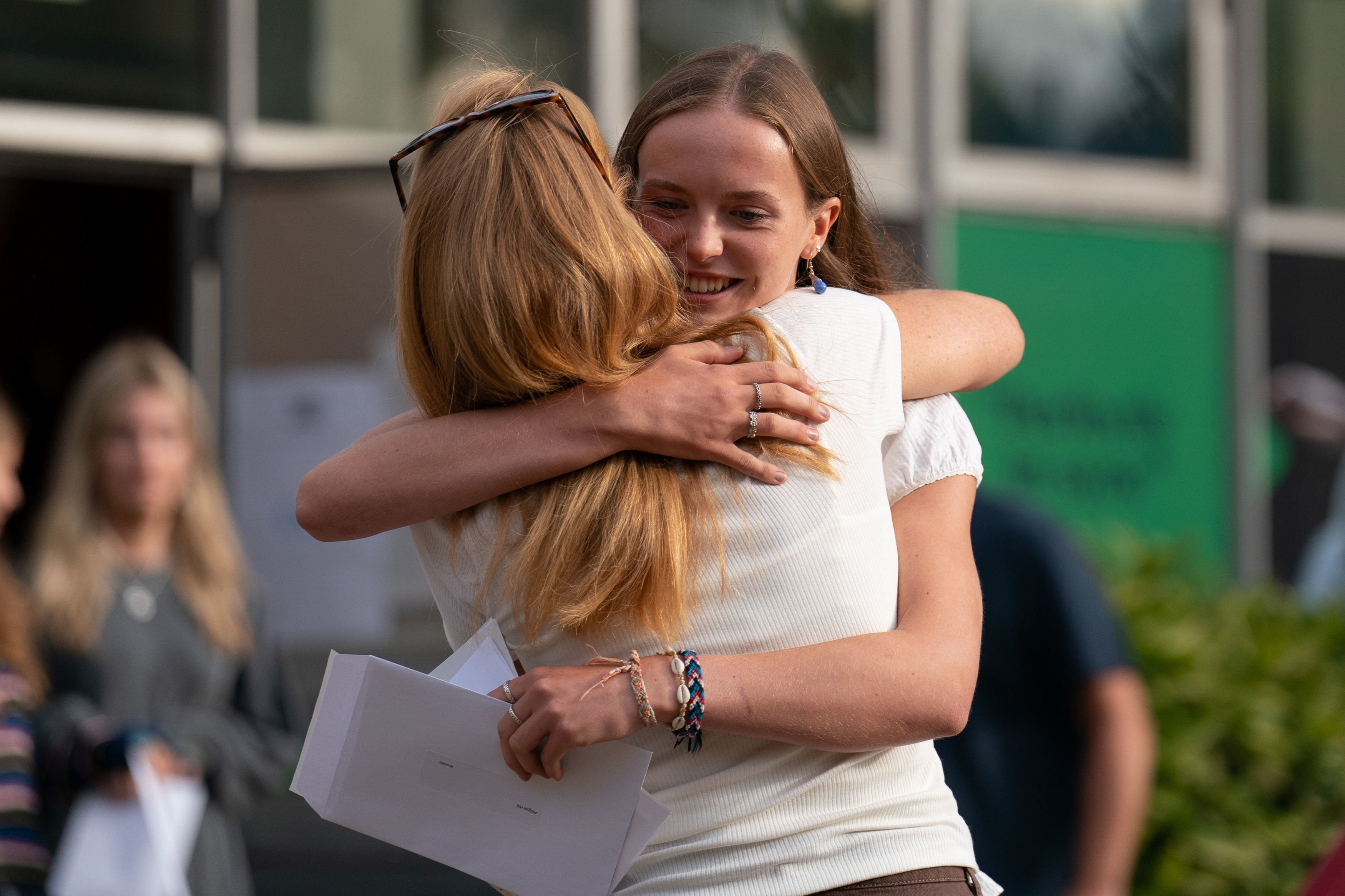 Students received A-level exam results on Thursday after weeks of waiting