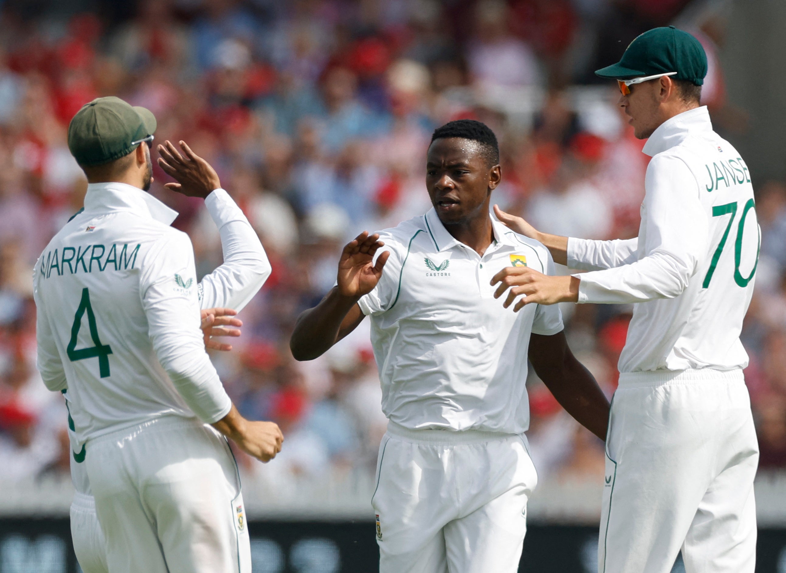 Rabada cleaned the hosts up on the second morning at Lord’s