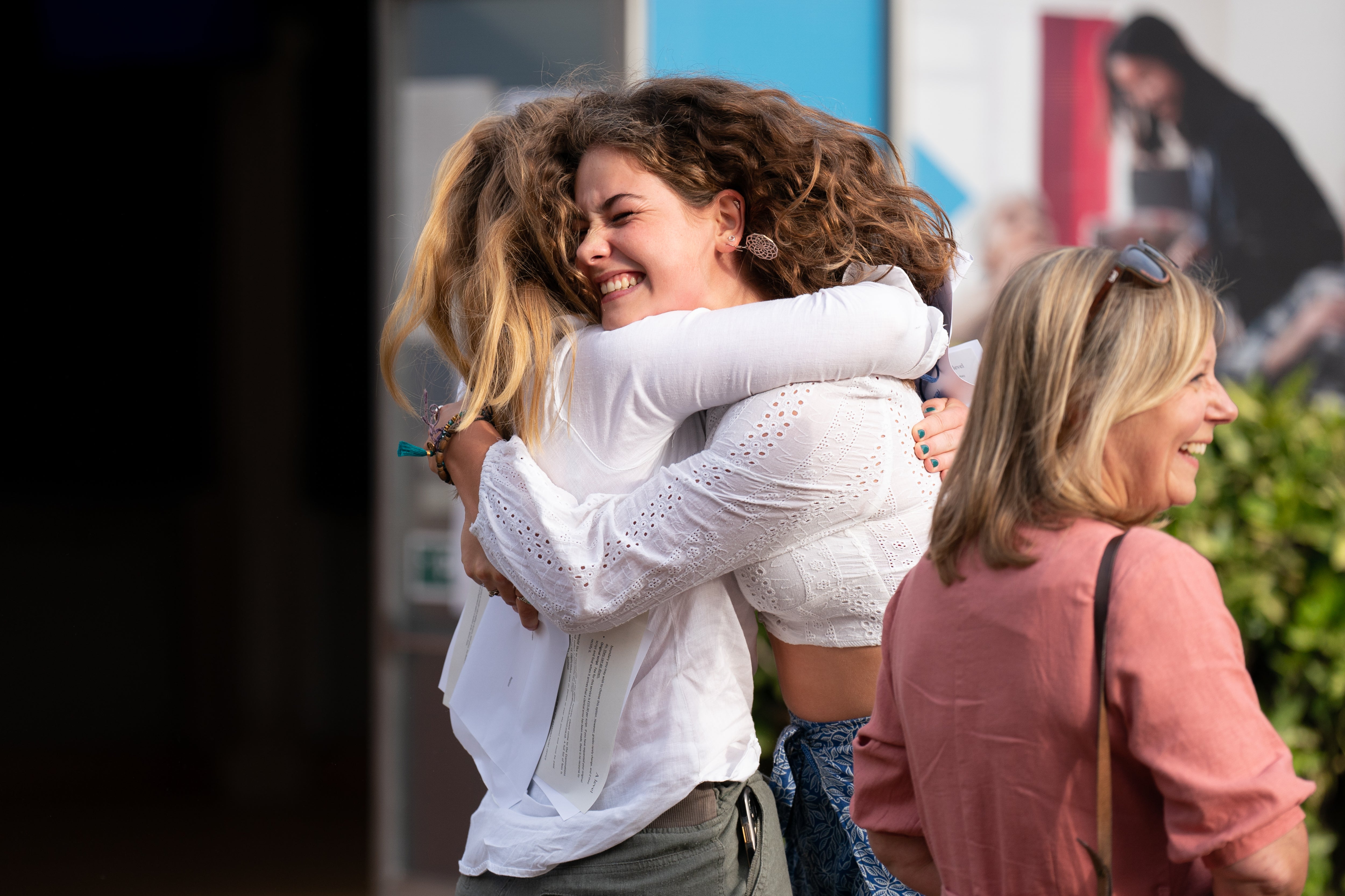 Hundreds of thousands of students have found out their A-level results (Joe Giddens/PA)