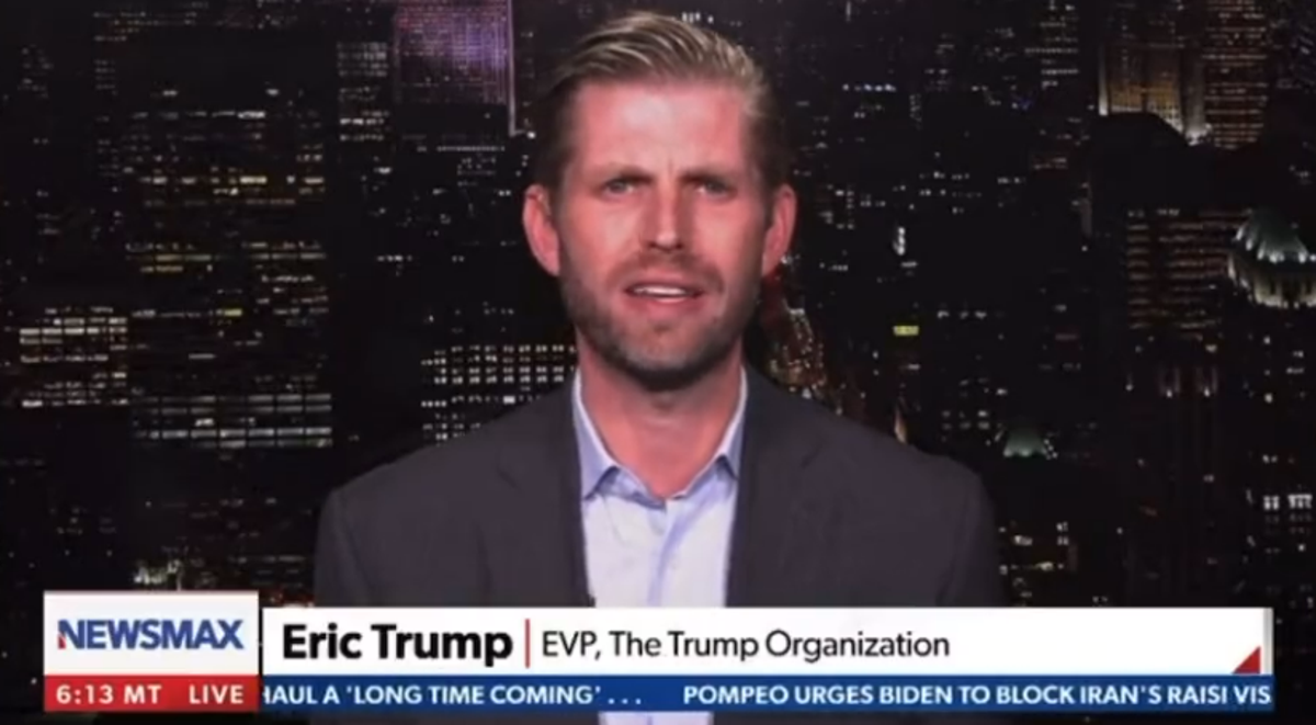 Eric Trump repeats false claim that his father was first US president in history not to start a war
