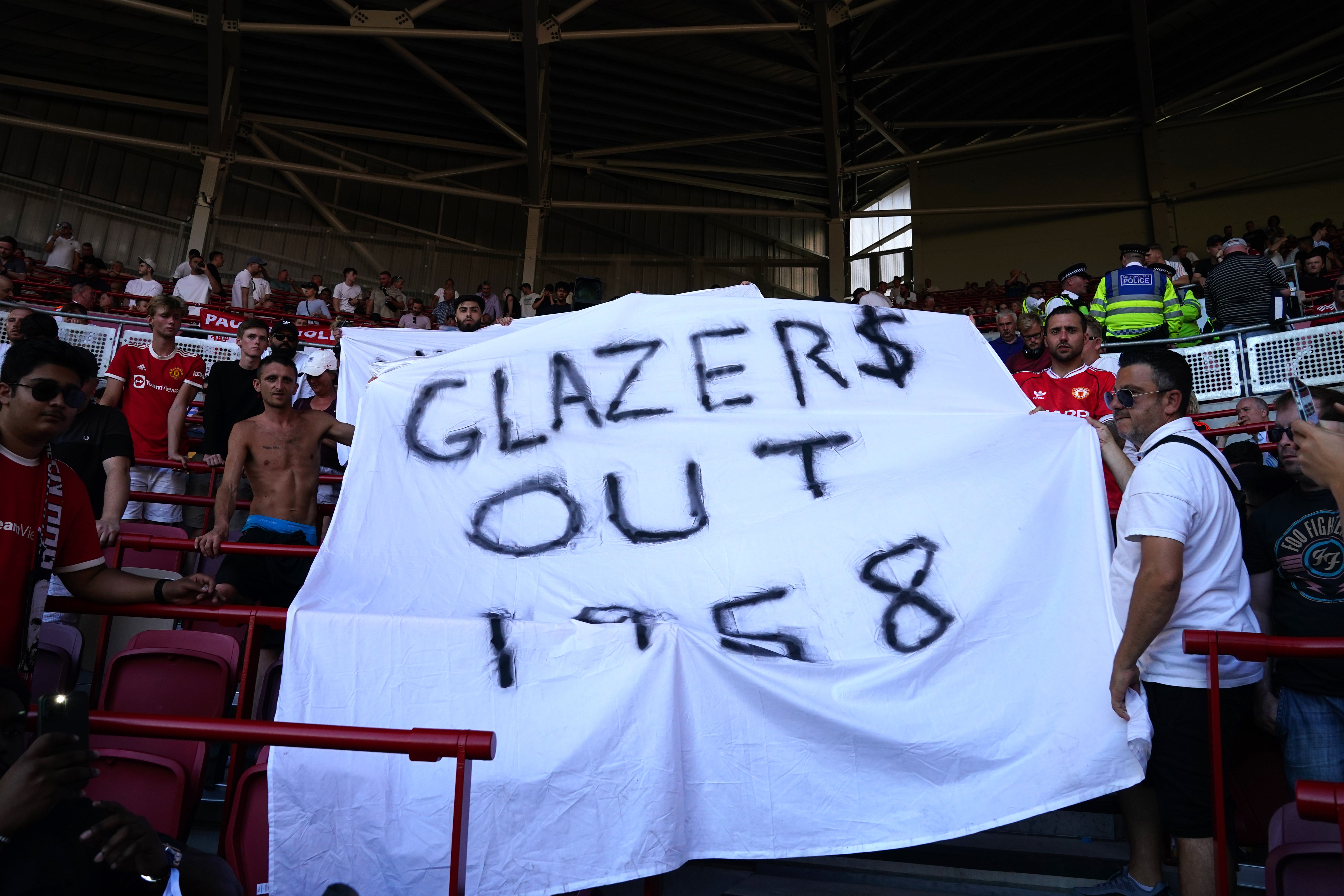 Manchester United fans are not fans of the Glazers (John Walton/PA)