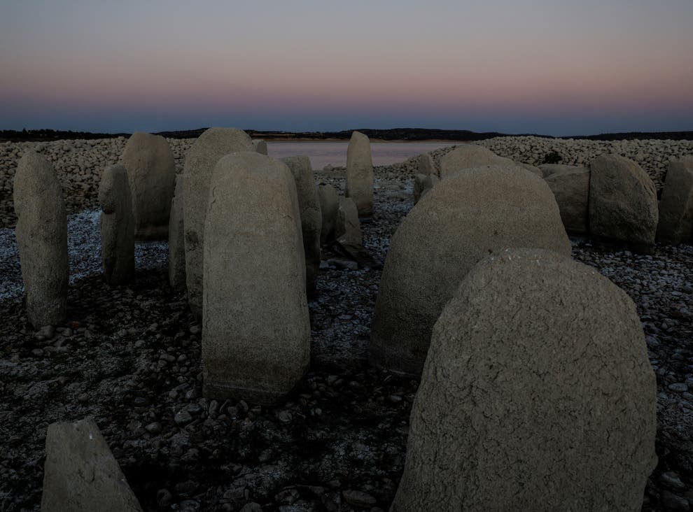 ‘Spanish Stonehenge’ Emerges from Drought-ravaged Dam