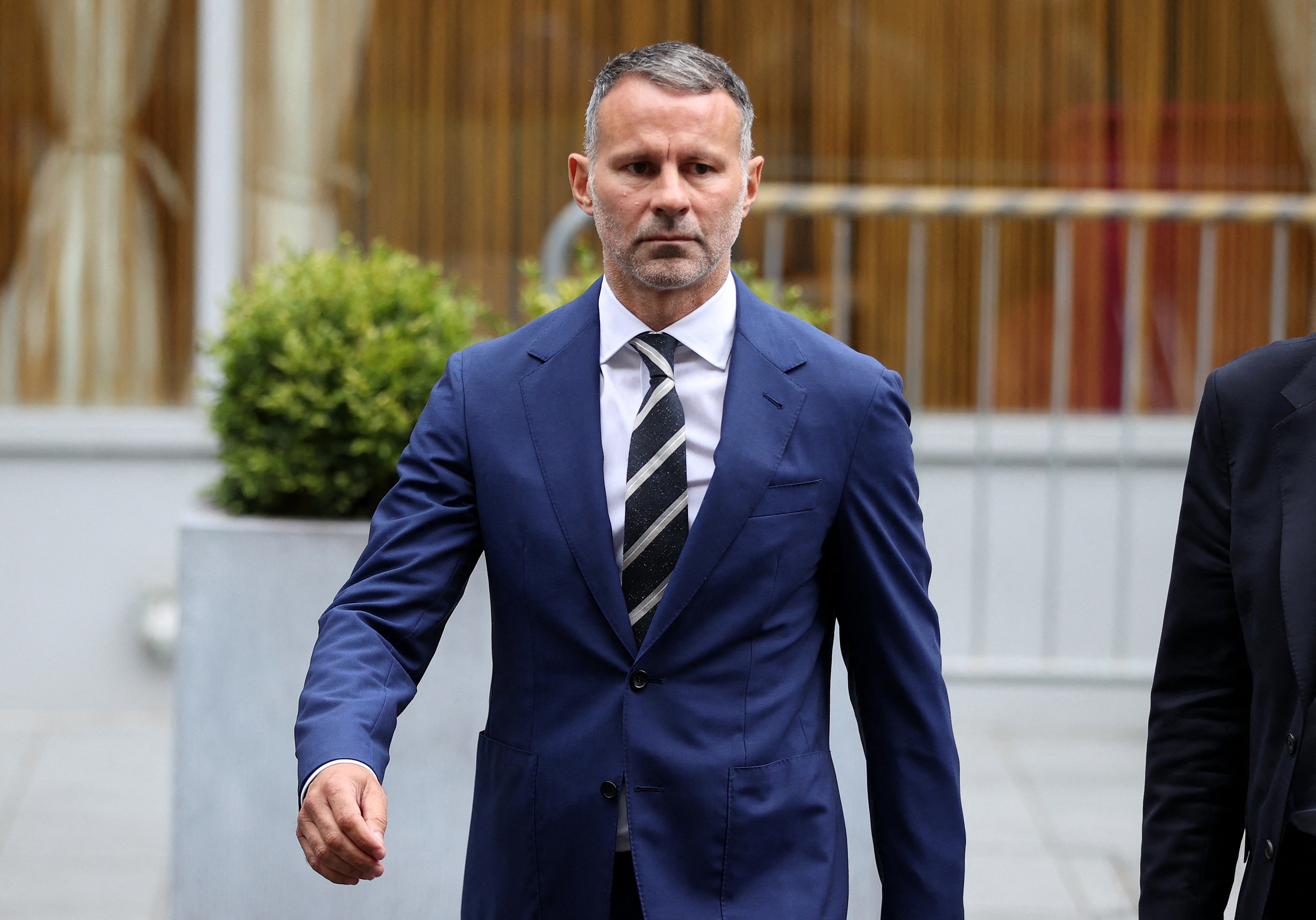 Ryan Giggs arrives at Manchester crown court for another day of cross-examination
