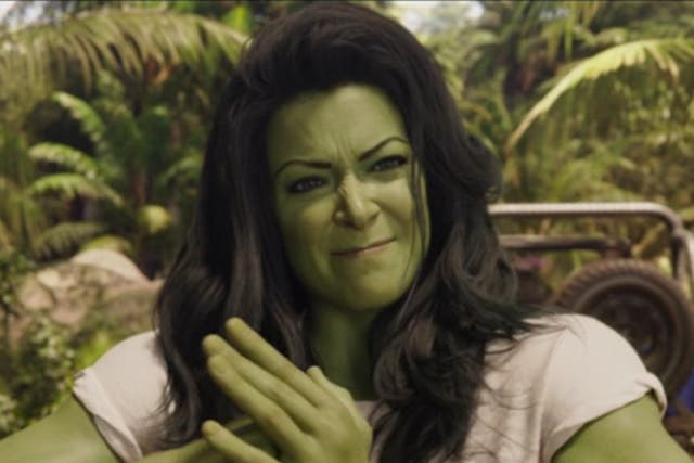 <p>Brawn again: Tatiana Maslany as Jennifer Walters in ‘She-Hulk: Attorney at Law'</p>