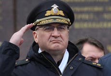 Putin ‘sacks commander of Black Sea fleet’ after explosions in Crimea