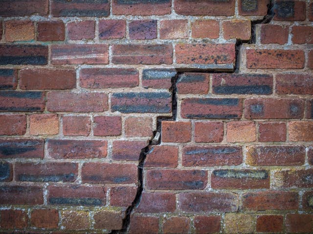 <p>That sinking feeling: while the majority of subsidence insurance claims are straightforward, some can be expensive and require substantial work to fix</p>