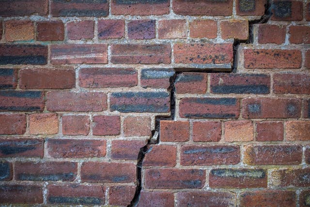 <p>That sinking feeling: while the majority of subsidence insurance claims are straightforward, some can be expensive and require substantial work to fix</p>