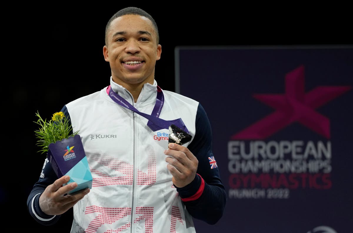 Joe Fraser wins all-around gymnastics gold at European Championships Joe Fraser wins all-around gymnastics gold at European Championships