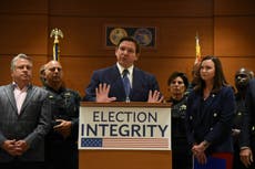 Florida’s new election police arrest 20 people with felony convictions for voting illegally