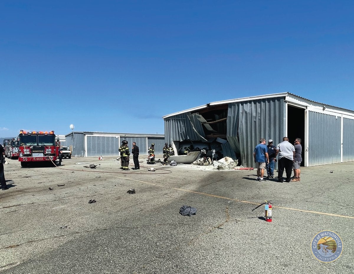 California plane crash – live: ‘Multiple fatalities’ reported after two aircraft collide in Watsonville