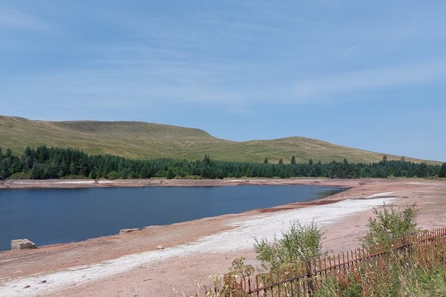 The Beacons Reservoir, Powys. (Kay Roberts/Natural Resources Wales/PA)