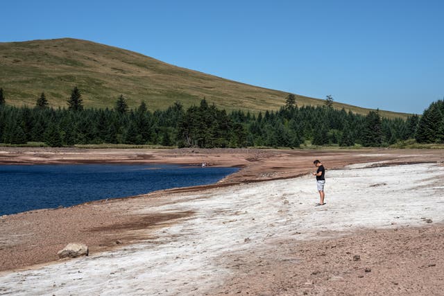 <p>Parts of Wales are now in an official drought after officials discussed the extreme heat’s impact on reservoirs and rivers</p>