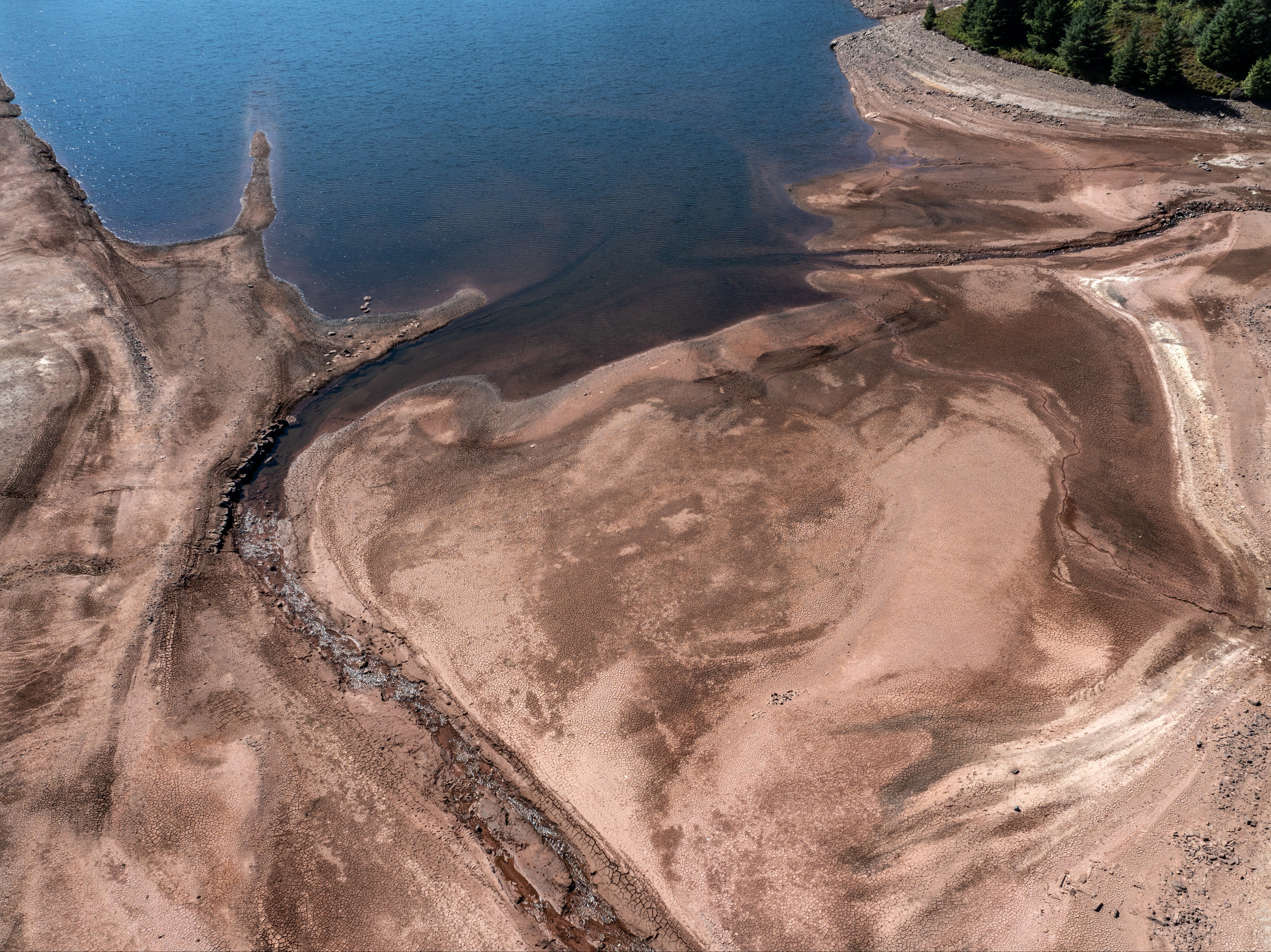 Reservoirs and rivers have been placed under strain by the recent hot spell and prolonged dry weather