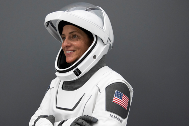 La astronauta Nicole Mann, miembro de SpaceX Crew-5 de la NASA