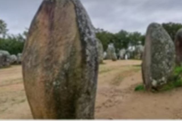 <p>Huge complex of more than 500 standing stones discovered in southern Spain. Screengrab</p>