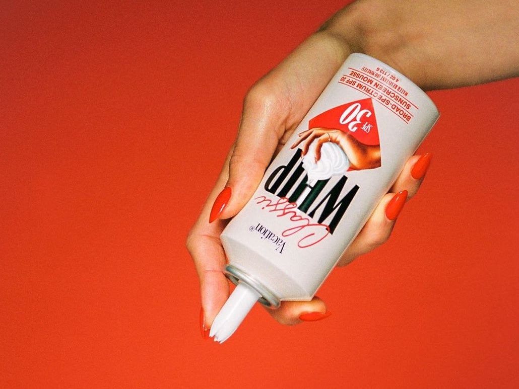 Classic WHIP SPF 30 comes in a whipped cream can