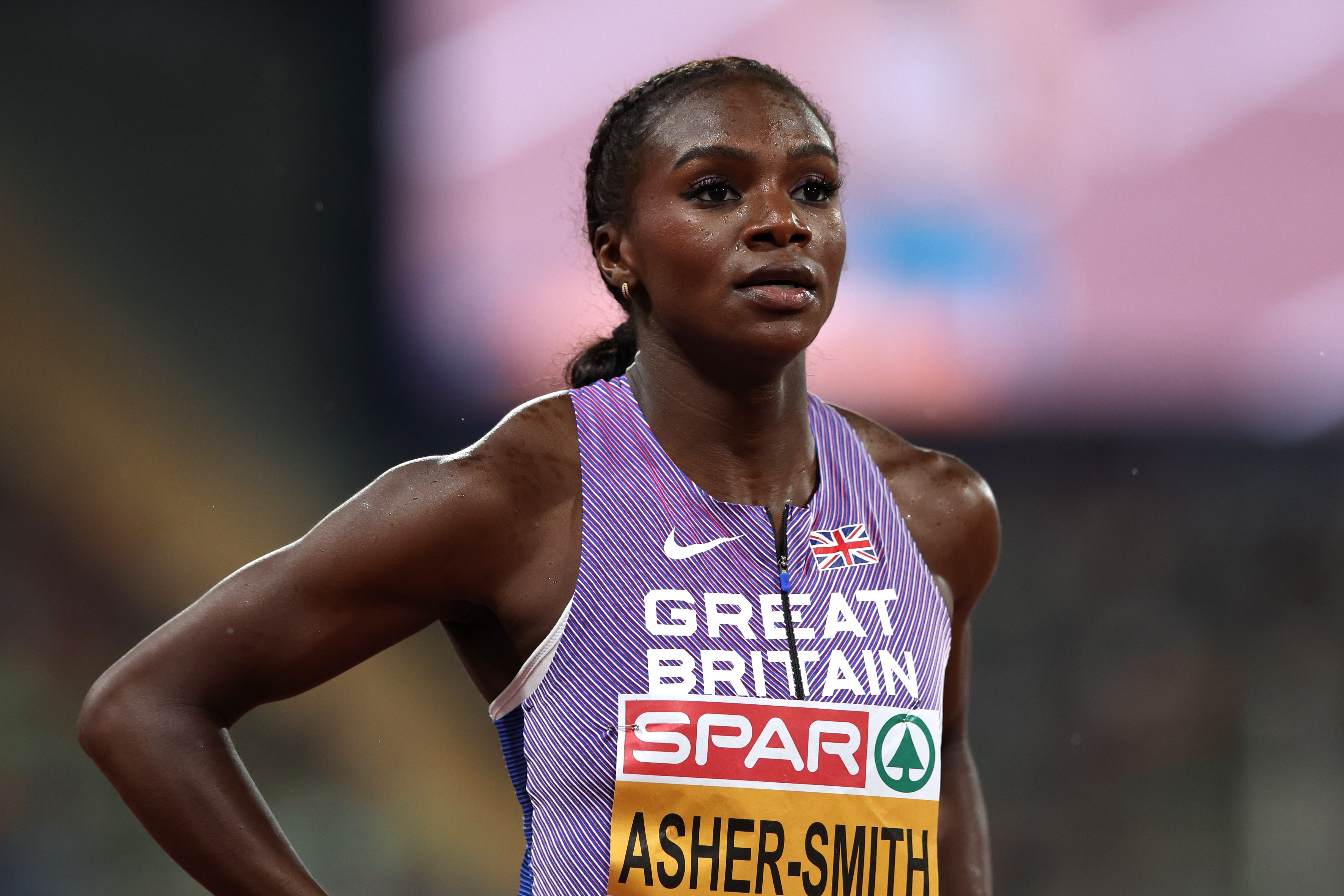 Asher-Smith revealed she had been affected by her menstrual cycle