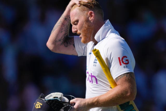 <p>Stokes lost his first Test match as captain </p>
