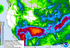 US southwest facing extreme rainfall this weekend with threat of flash flooding