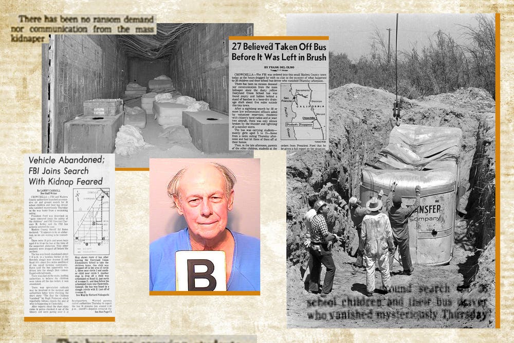 Ed Ray Chowchilla kidnapping: How 26 kids and bus driver escaped being buried ...