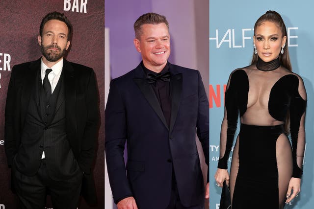 <p>Matt Damon and his wife, Luciana Barroso, were spotted arriving in Georgia to celebrate Ben Affleck and Jennifer Lopez’s nuptials</p>