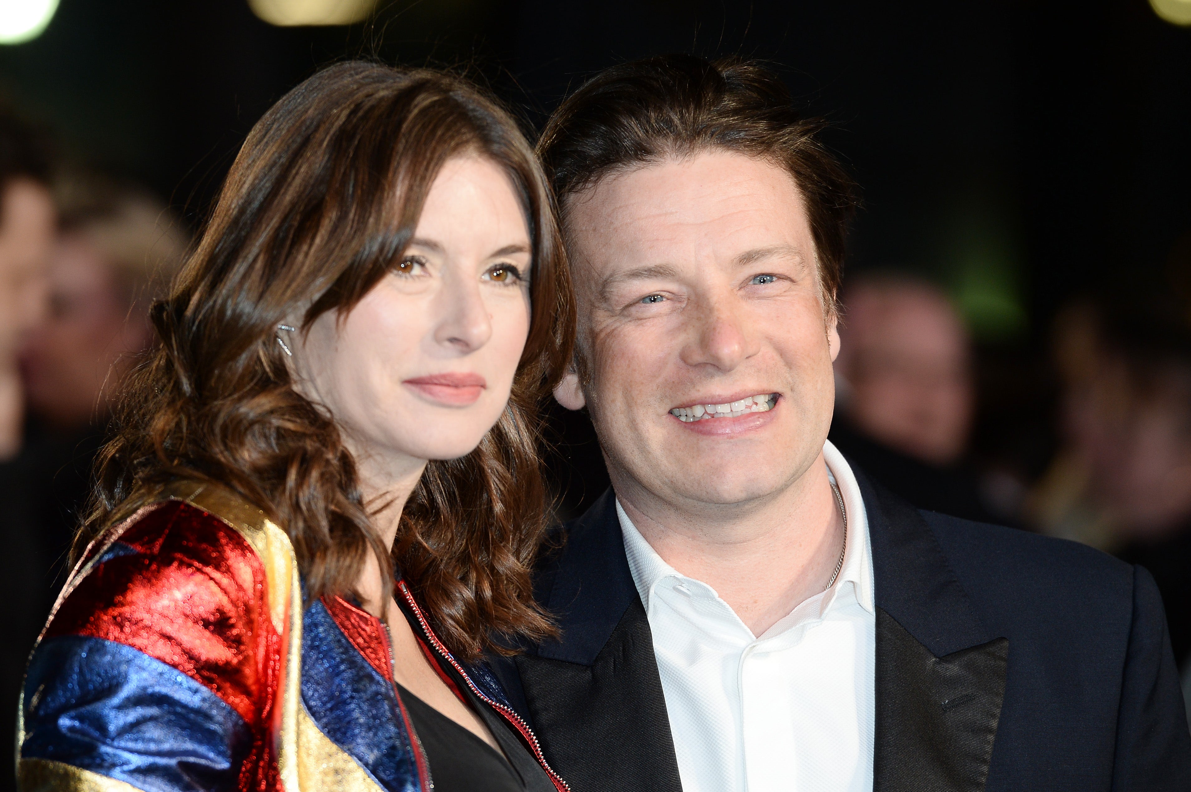 Jamie Oliver with wife Jools