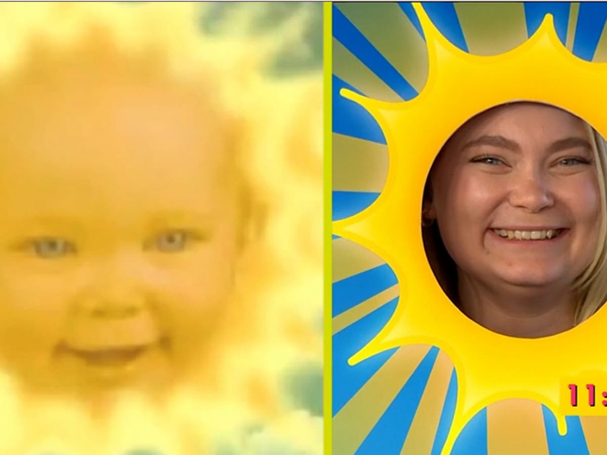 Teletubbies sun baby blows away fans with appearance on Big Breakfast