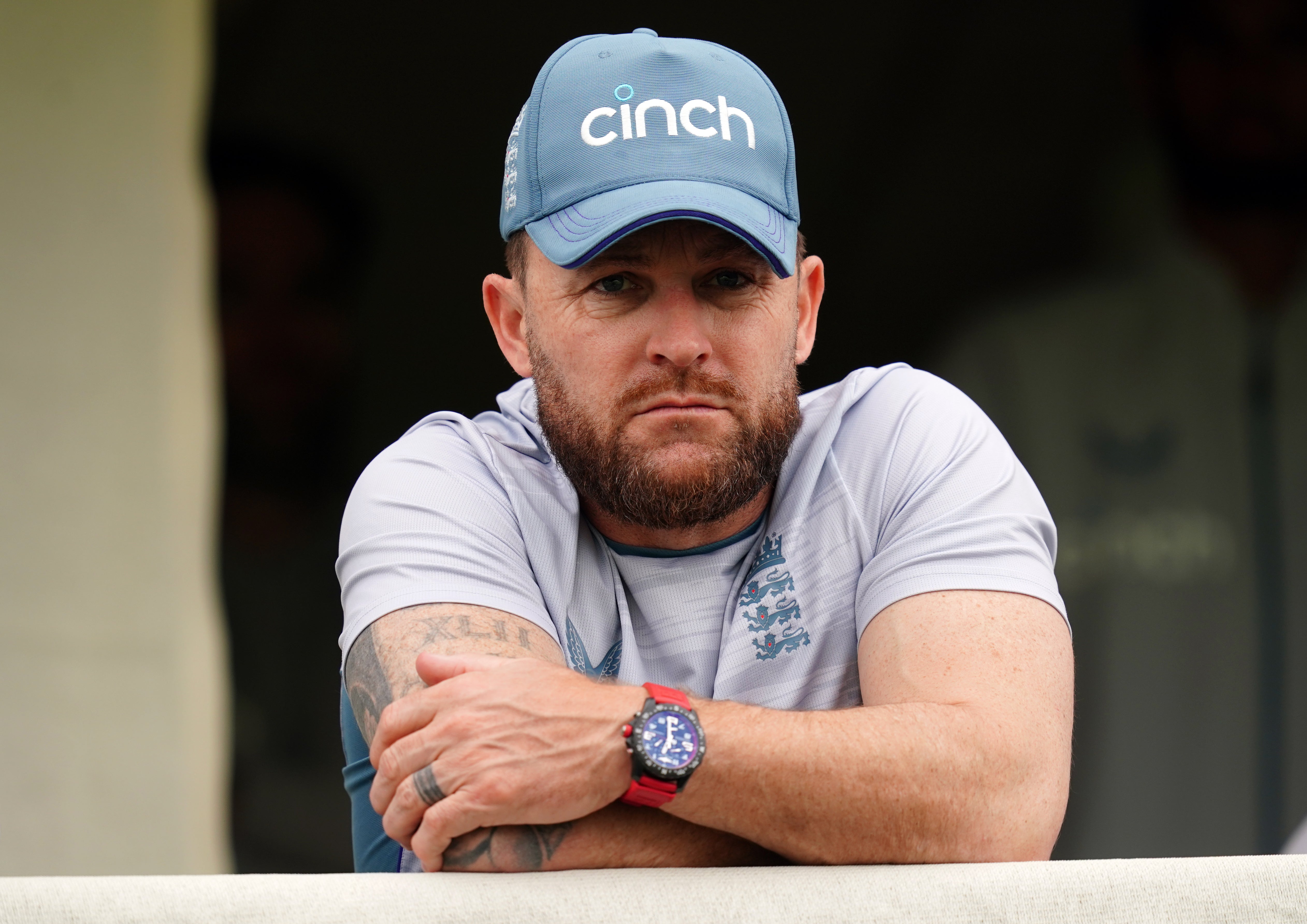 Brendon McCullum wanted England to ‘go harder’ against South Africa (David Davies/PA)