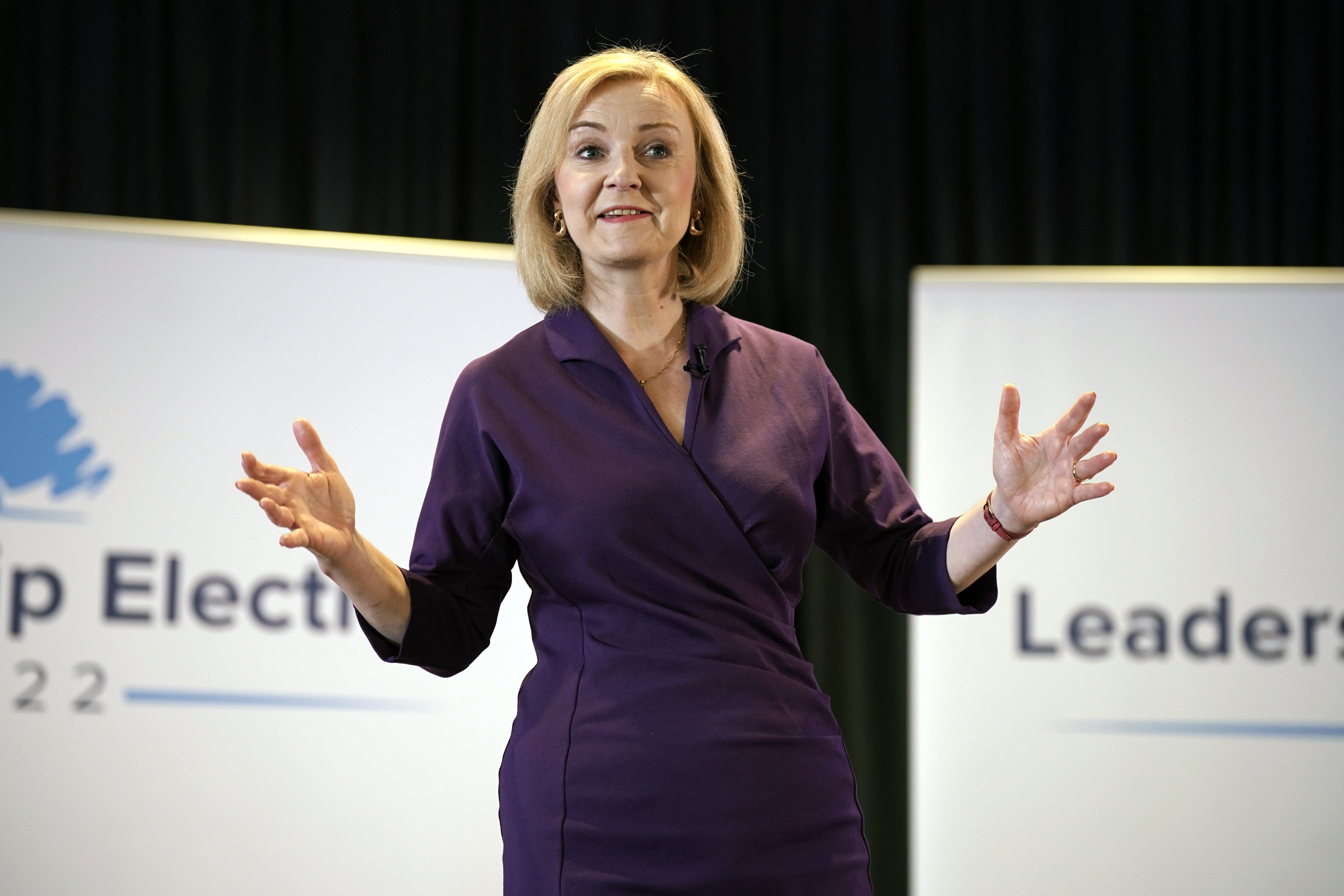 Liz Truss hopes to avert a recession (Niall Carson/PA)