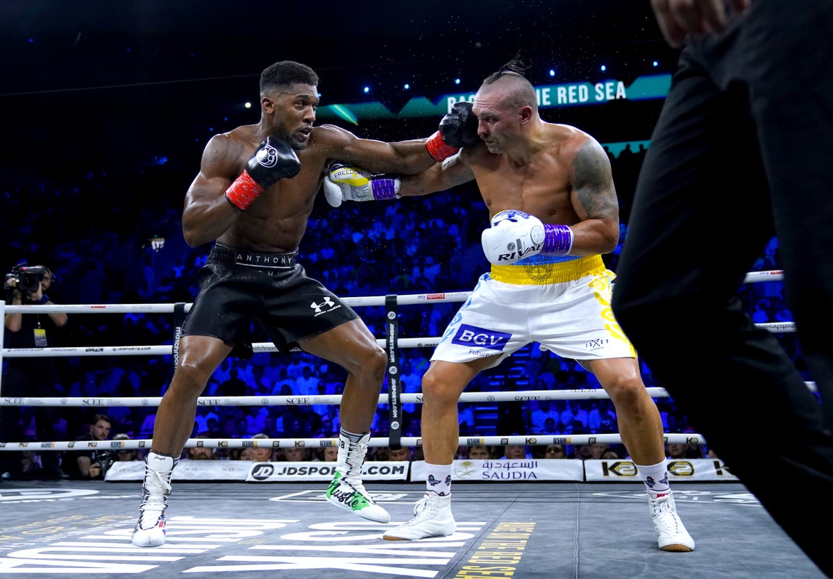 Anthony Joshua falls by split decision in Oleksandr Usyk rematch