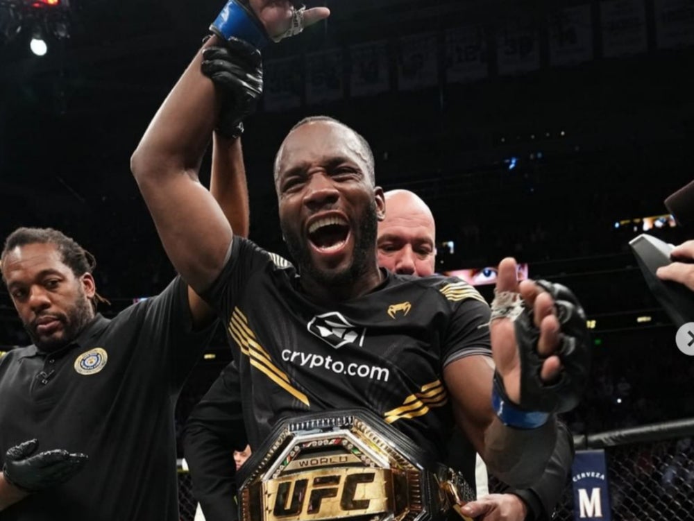 Edwards became Britain’s second ever UFC champion with the win