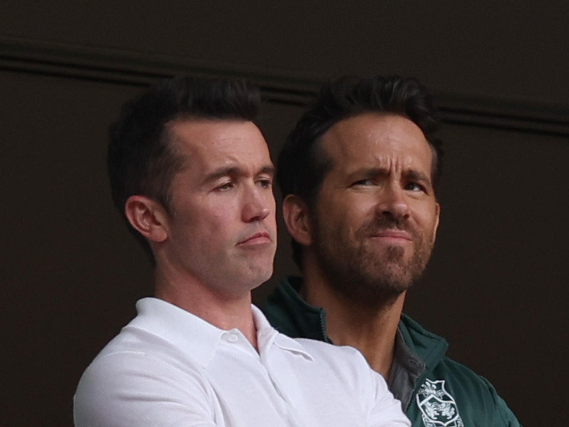 Rob McElhenney and Ryan Reynolds attended a Wrexham FC match