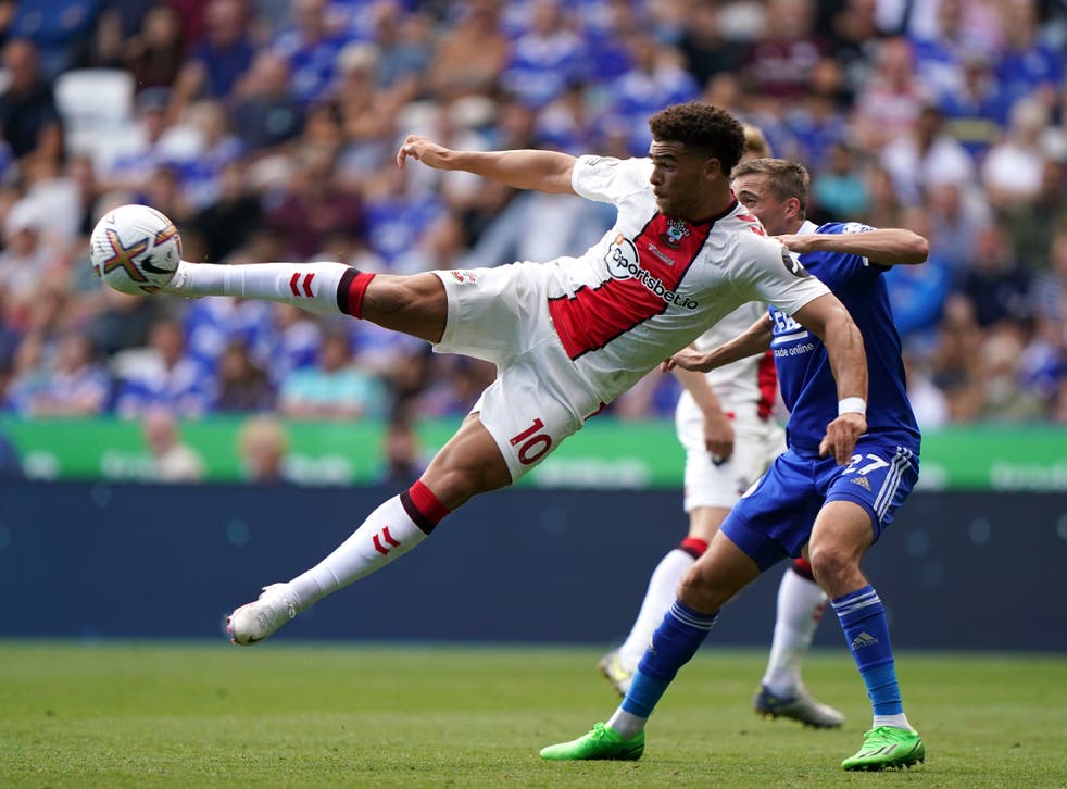  Che Adams of Southampton F.C. in action during a soccer match.