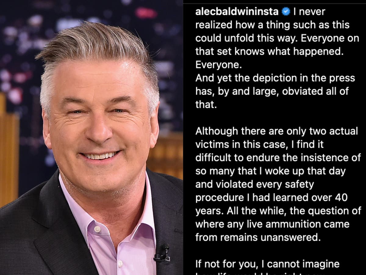 Alec Baldwin shares what he ‘finds difficult to endure’ after Rust set shooting