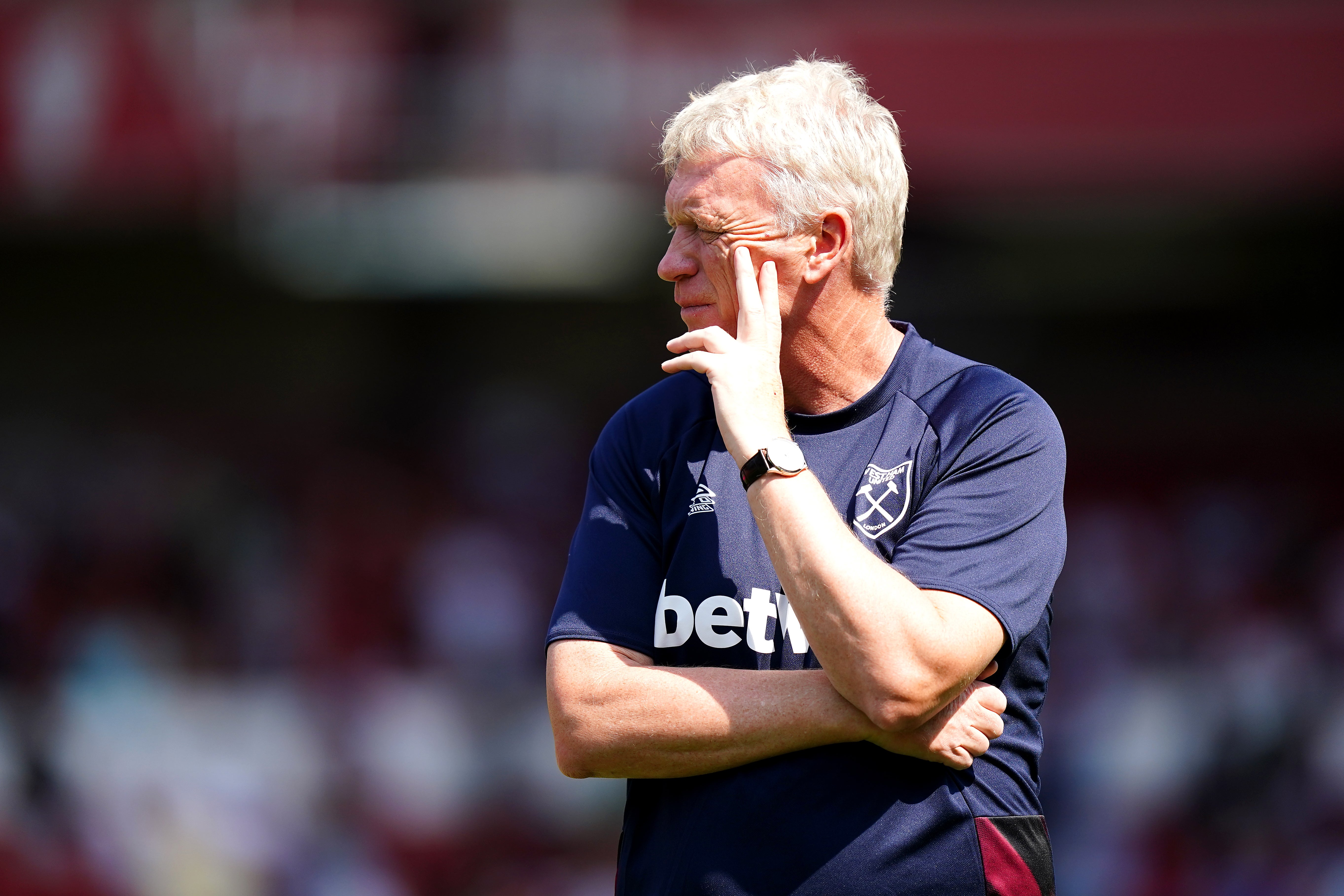 David Moyes is concerned with West Ham’s poor start (Mike Egerton/PA)